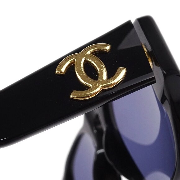 Chanel Sunglasses Eyewear Black Small Good - Picture 12 of 12